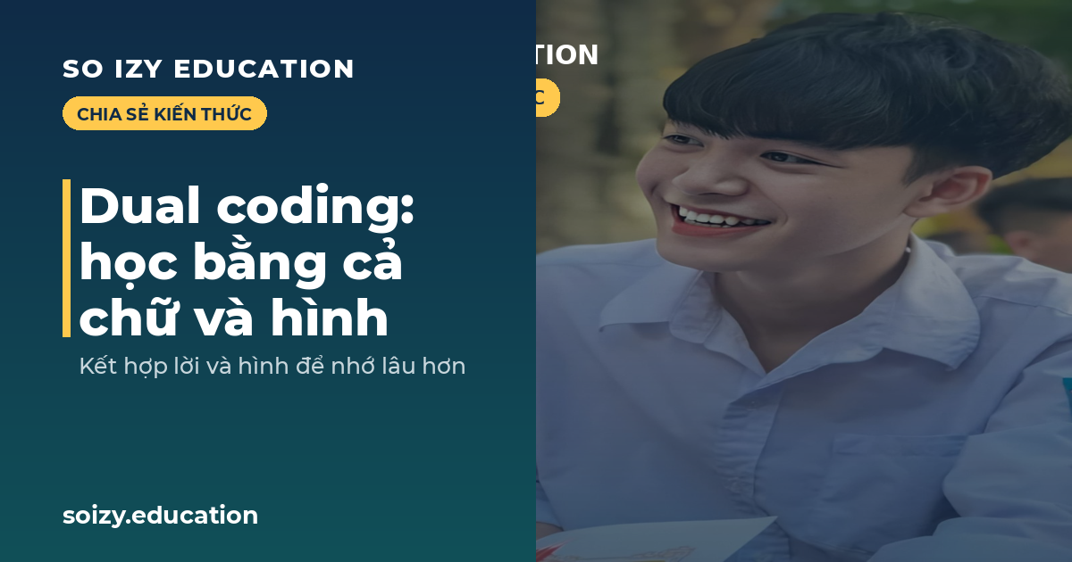So Izy — Dual coding: học bằng cả chữ và hình