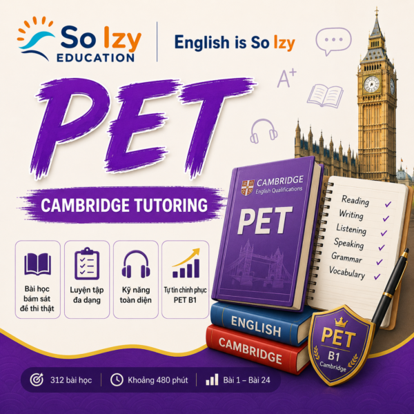 Luyện thi PET → B2 First tương tác
