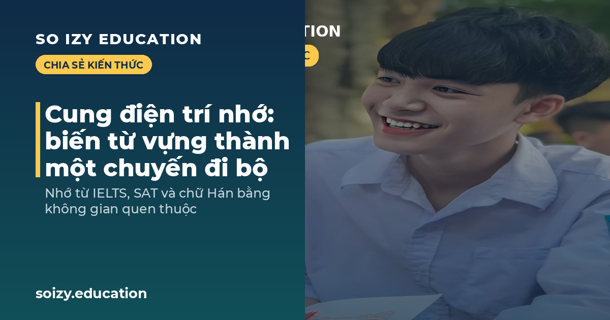So Izy — Cung điện trí nhớ: biến từ vựng thành một chuyến đi bộ