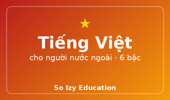 Tiếng Việt cho người nước ngoài