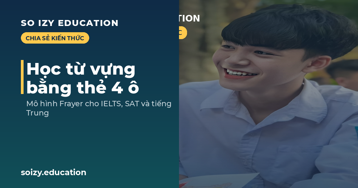 So Izy — Học từ vựng bằng thẻ 4 ô