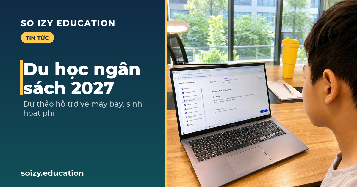 So Izy — Du học ngân sách 2027