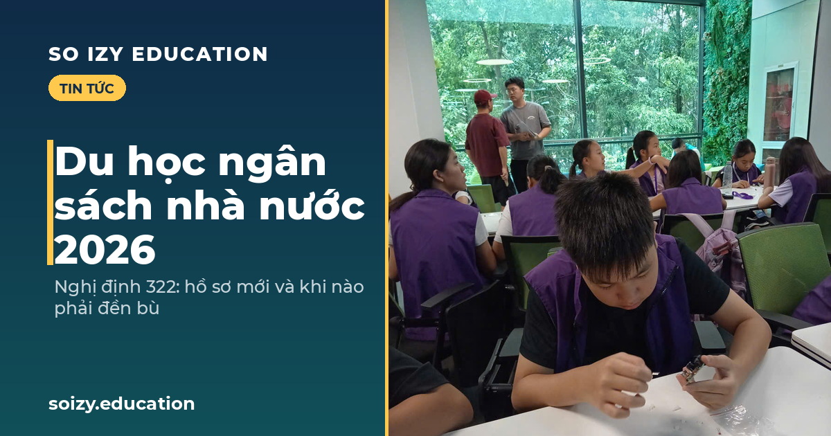 So Izy — Du học ngân sách nhà nước 2026