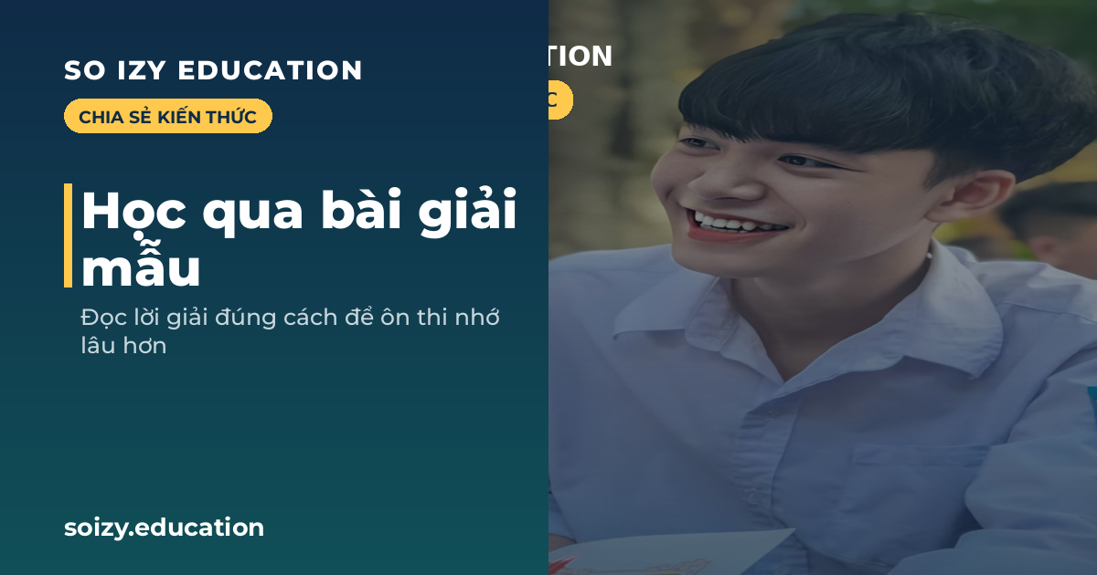 So Izy — Học qua bài giải mẫu