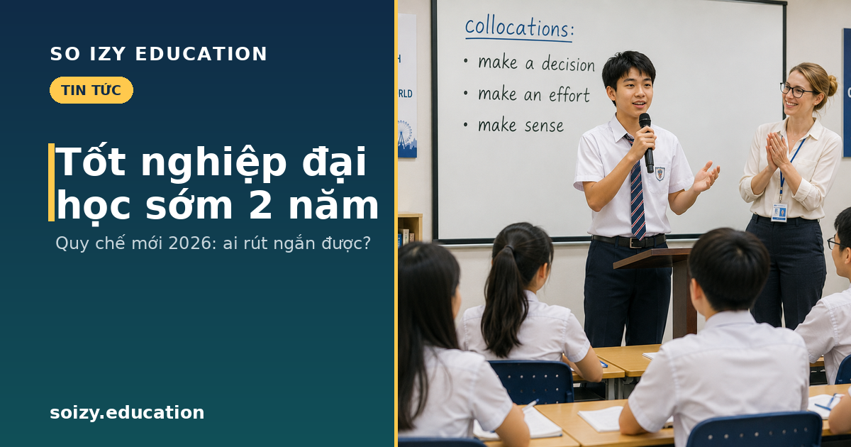 So Izy — Tốt nghiệp đại học sớm 2 năm